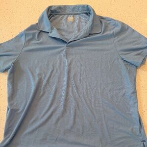 One Light Blue Golf Shirt